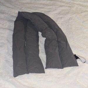 Gray Quilted Wrap with Padded Texture NWOT
